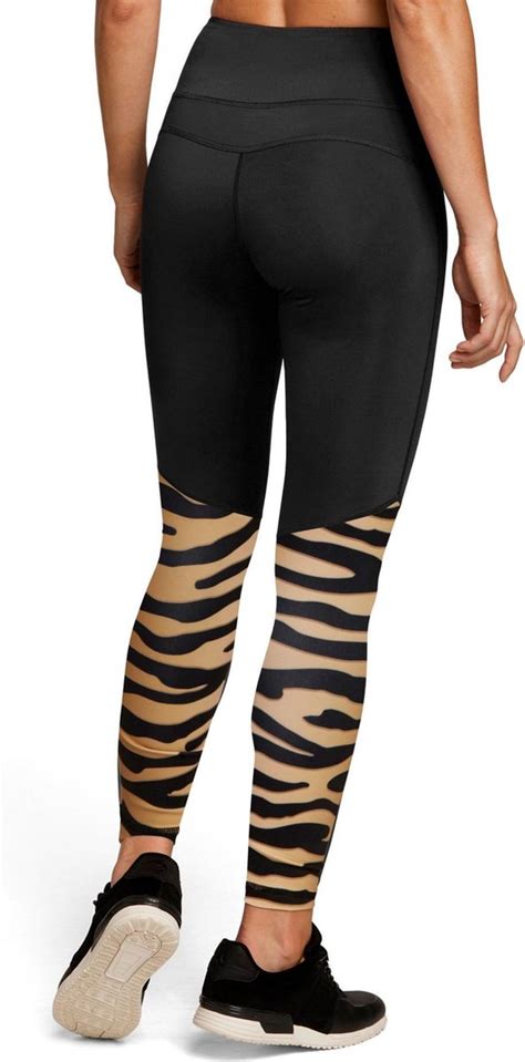 Björn Borg Tiger Tights Clarence zwarte dames sportlegging maat 34