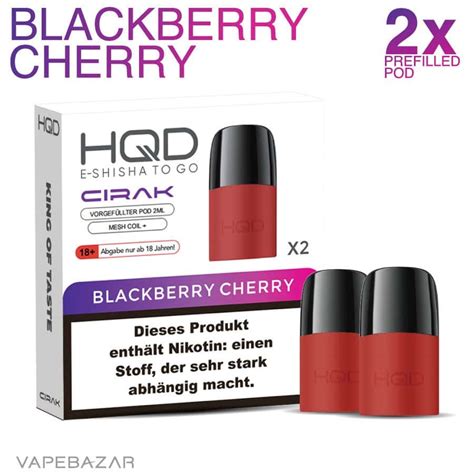 HQD Cirak - HQD Pods - Blackberry Cherry - 2er Pack