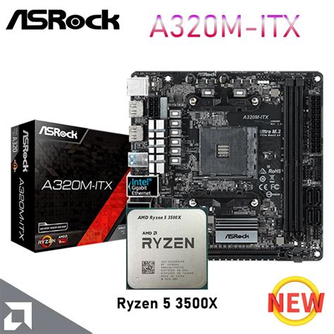 AMD-ASRock-A320M-ITX-Motherboard-With-Ryzen-5-3500-X-Combo-Supports-AMD ...