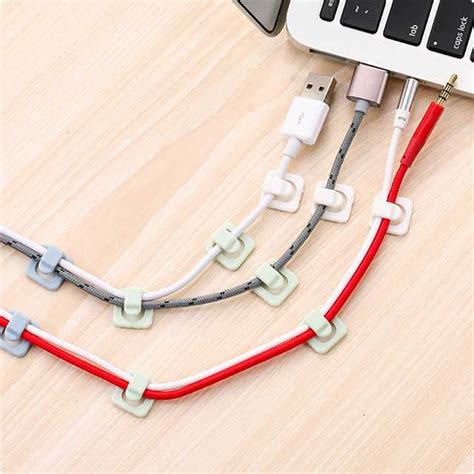 Jual Klip Kabel Tempel Cable Management Wire Organizer 18 PCS