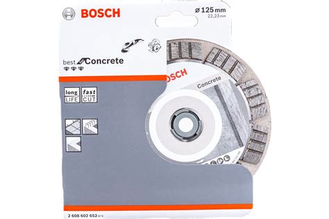 Диск алмазный по бетону 125х22,2 мм Bosch 2.608.602.652 - выгодная цена ...
