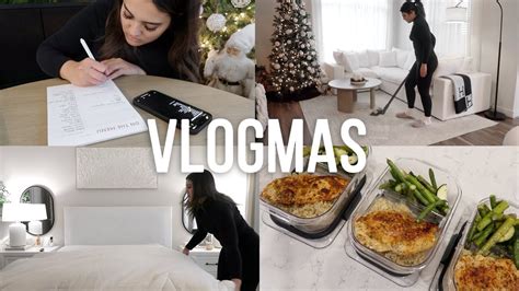 Vlogmas Day Monthly Reset Clean With Me Healthy Grocery Haul