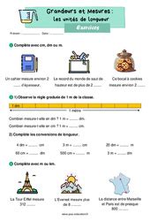 Grandeurs Et Mesures Ce Exercice Valuation R Vision Le On Pdf