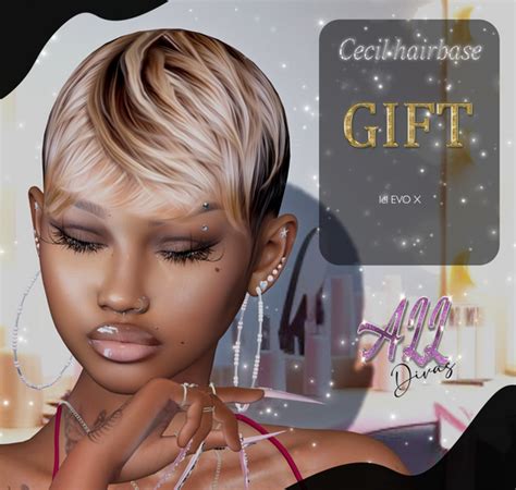 Second Life Marketplace [all Divas] Cecil Hairbase Evox T