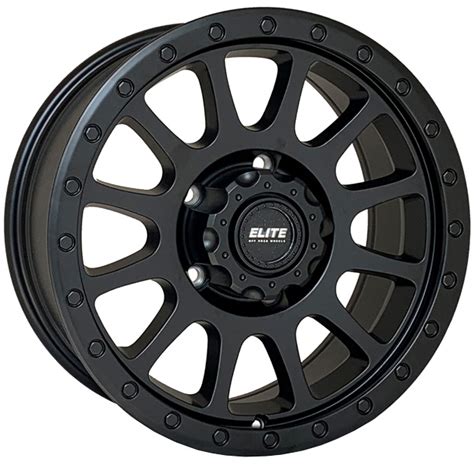 Elite Off Road Podium 17x8 6x1397 Satin Black Machined Face Wheel And Tyre Package Autocraze