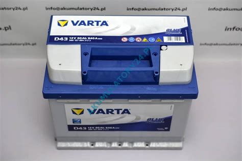 VARTA BLUE DYNAMIC D43 12V 60Ah 540A L+