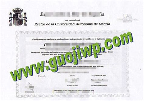 You can also get fake Autonomous University of Madrid diploma online of ...