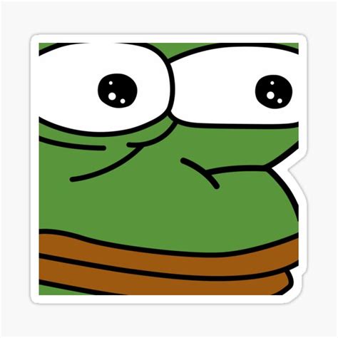 Monkaw Emote High Quality Sticker For Sale By Simplynewdesign Redbubble