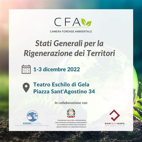 Stati Generali Per La Rigenerazione Dei Territori Camera Forense