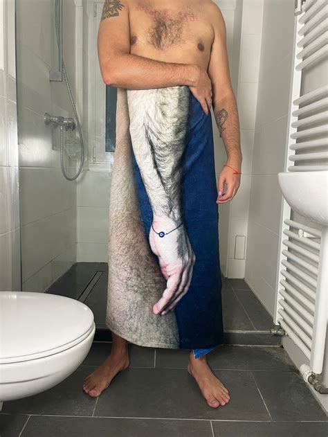 GRAB TOWEL Hairy Butt Ass Male Nude Queer Men Man Sexy Booty Hairy Naked Men Gay