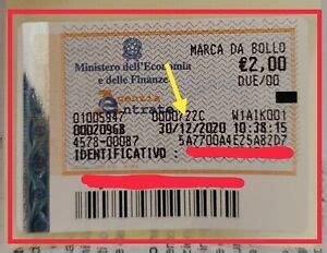 Codice Sicurezza Marca Da Bollo Niylementine