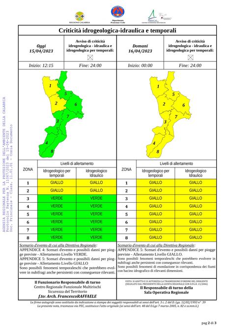 Allerta Meteo Anche In Calabria La Protezione Civile Lancia Lallarme