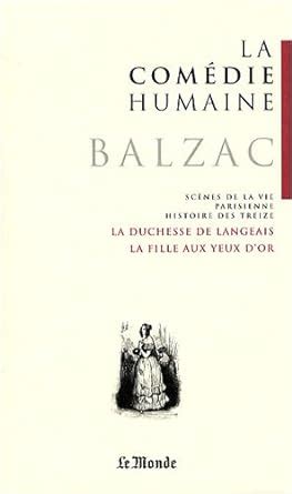 Amazon Fr La Duchesse De Langeais La Fille Aux Yeux D Or Balzac