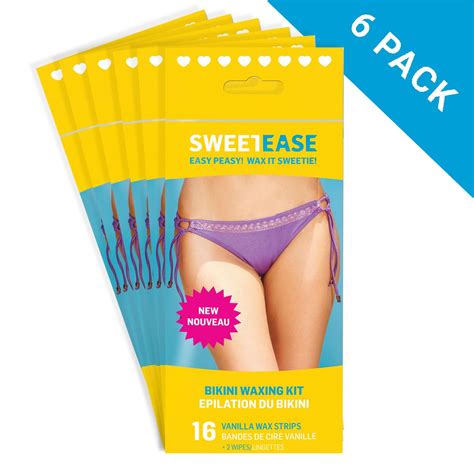 Bikini Waxing Kit SweetEase Waxing Strips