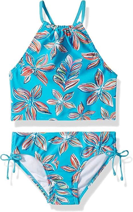 Fossean Fossean MäDchen Badeanzug 2PCS Teenager Tankini MäDchen Niedlich MäDchen Tankini Bikini