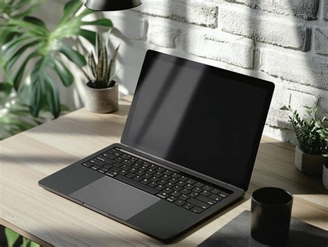 Гладкий MacBook Air с ярко-зелеными обоями | Премиум AI-сгенерированное ...