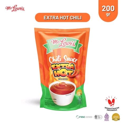 Mc Lewis Chili Sauce Extra Hot Mc Lewis Uk Gr Extra Hot Sauce Shopee Malaysia
