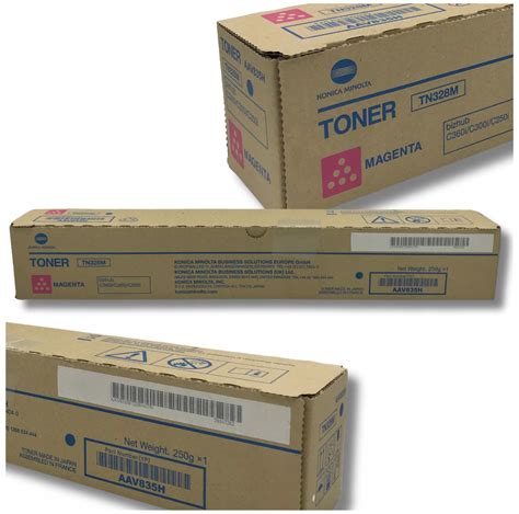 Toner Konica Minolta TN328M Magenta AAV835H do bizhub C360i C300i C250i ...