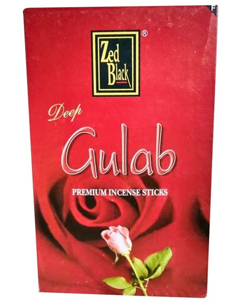 Rose Bamboo Zed Black Deep Gulab Premium Incense Sticks At Best Price