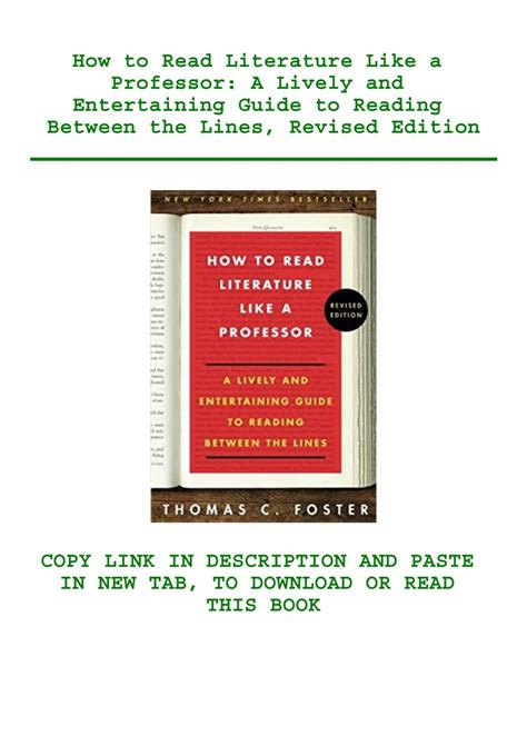 Summary Of How To Read Literature Like A Professor 8