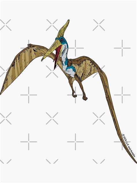 Jurassic Park Pteranodon Sticker For Sale By March90 Redbubble