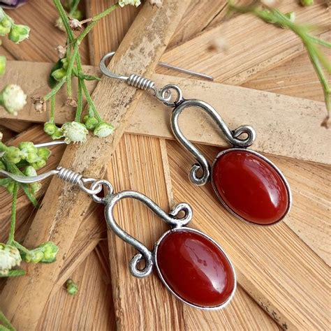 Купить Красный оникс драгоценный камень стерлингового серебра 925 пробы ...