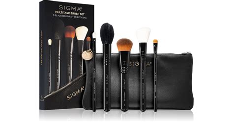 Sigma Beauty Untamed Multitask Brush Set Conjunto de pincéis bolsa