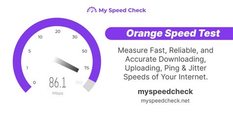 Orange Speed Test Check Your Wifi Internet Speed Online