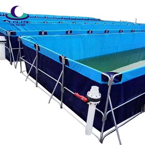 Wholesale Customized Size Folding Pvc Tarpaulin Fish Pond Rectangle