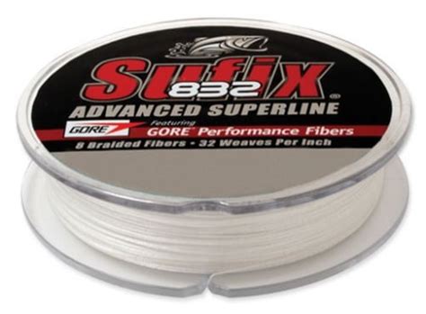 Sufix 832 Advanced Superline - 6 lb Ghost White - Walmart.com