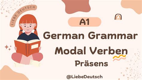 German Grammar A Modalverben Modal Verbs Learn German German