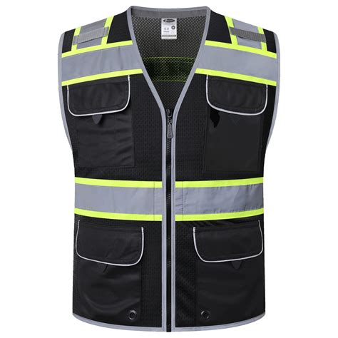 Snapklik.com : JKSafety Hi-Vis Safety Vest For Men&Women High