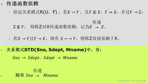 《数据库》期末考试复习手写笔记 第6章 关系数据理论（1nf2nf3nfbcnf模式分解函数依赖）【20分】 Csdn博客