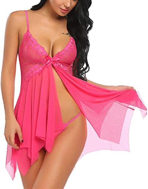 Rtyoo Costumes Sexy Femme Lingerie Sexy Femme Lingerie Sexy Jupe En Dentelle Fendue En Tissu De