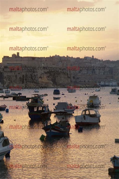 kalkara bay sunsets boats scenery malta
