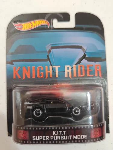 Hot Wheels Kitt Super Pursuit Retro Negro Env O Gratis