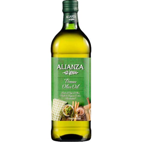 Масло оливковое из выжимок «Alianza» Pomace Olive Oil, 1 л купить в ...