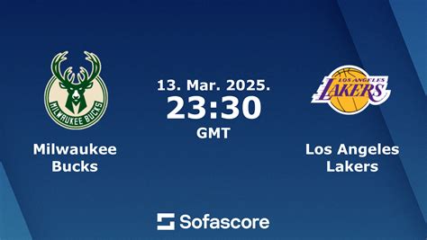 Bucks Vs Lakers Scores Predictions Sofascore