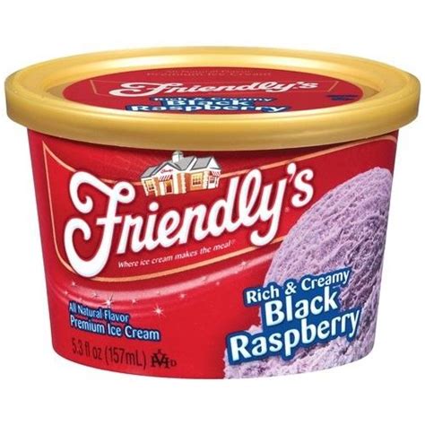 Friendly S Black Raspberry Ice Cream 5 3 Oz Reviews 2020