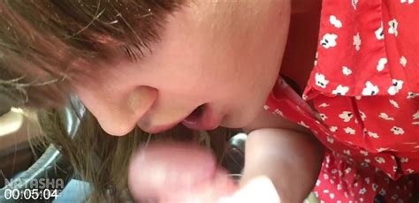 26 Highway Blowjob At Forest In The Car For Money Horny Slut Cum In Mouth CLOSE UP PoV