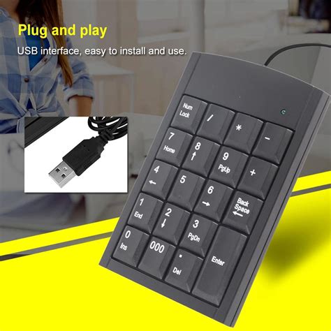 Usb Numeric Keypads Numpad Portable Slim Mini Number Pad Keyboard