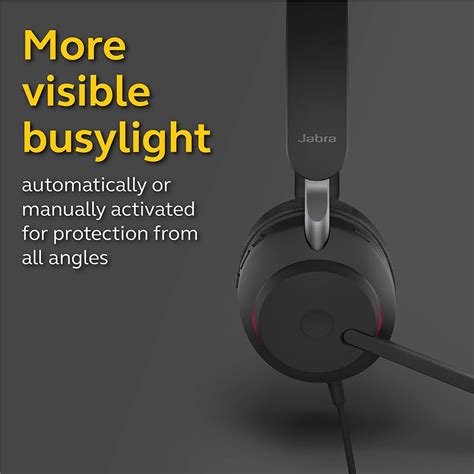jabra evolve  se ms stereo wired headsets usb ca passive noise