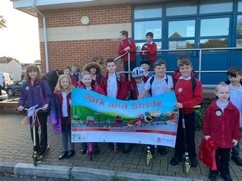 Hythe Primary School Launch Their Park And Stride Campaign The Hythe