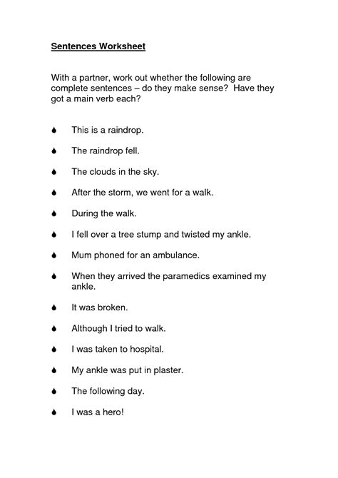 Asking Sentences Worksheet 1st Grade