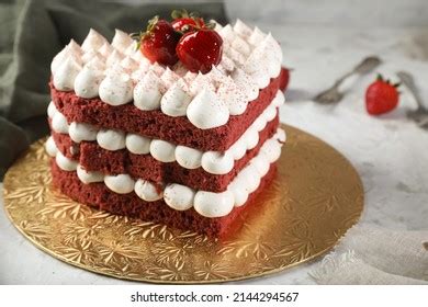 Naked Red Velvet Cake Images Stock Photos Vectors Shutterstock