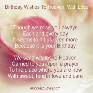 In Loving Memory Birthday Quotes. QuotesGram