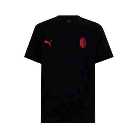 Jersey Puma AC Milan Fanswear 2024 2025 Black For All Time Red Fútbol