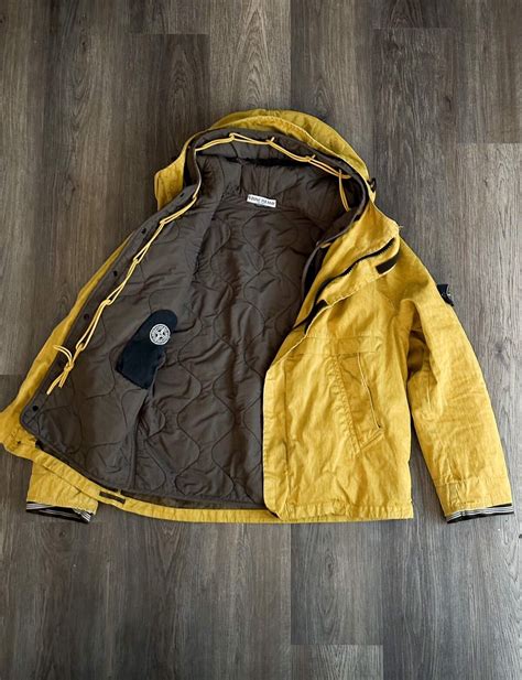 Stone Island Vintage Stone Island Raso Gommato Field Jacket L Grailed