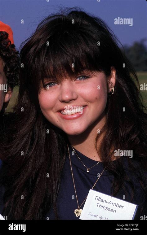 Tiffani Amber Thiessen 1989 Credit Ralph Dominguezmediapunch Stock