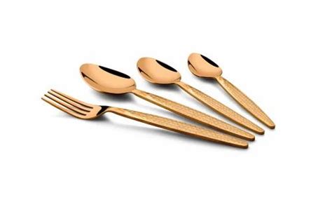 Material Stainless Steel Elegante 24 Pcs Meridian Rosegold Spoon